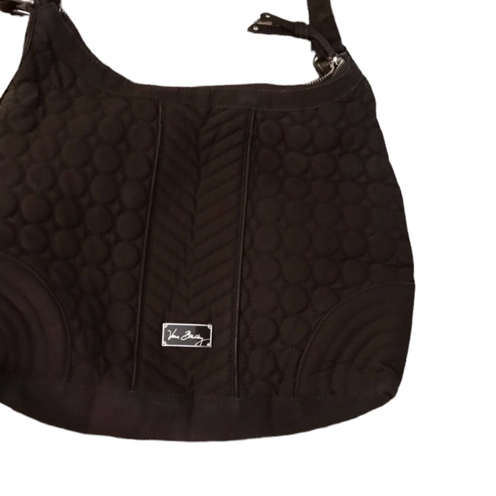 Vera Bradley brown quilted shoulder bag light wear